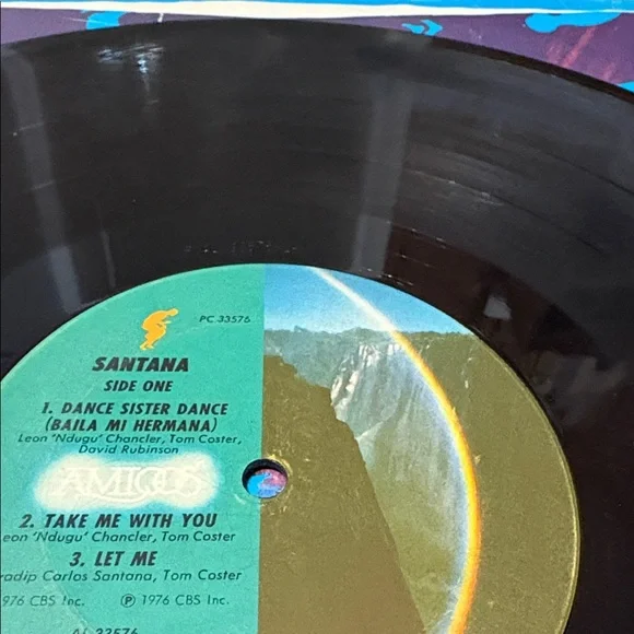 SANTANA Amigos 1976 CBS PC 33576 Columbia Vinyl Record LP - Picture 12 of 12